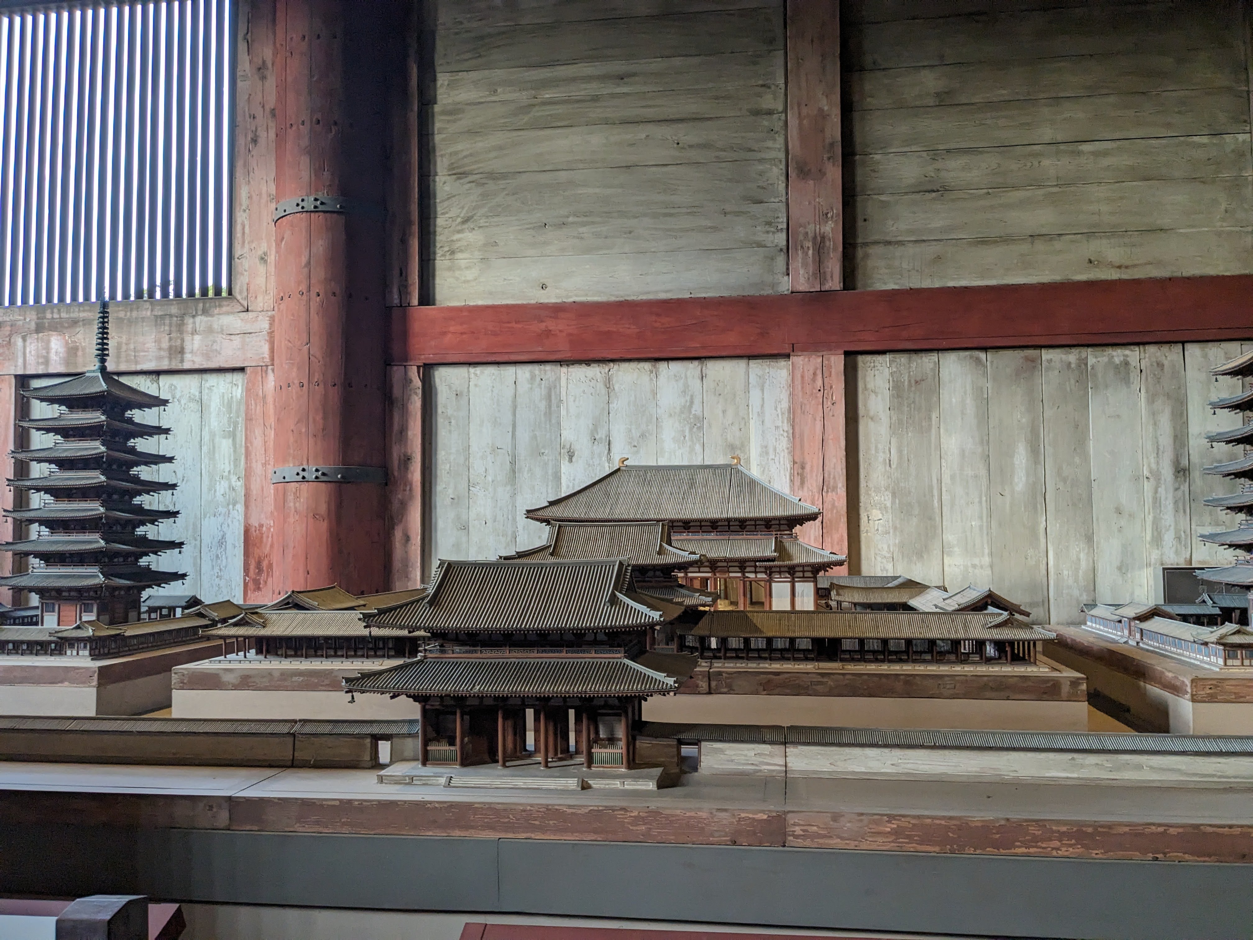 Scale model of the full Todaiji precinct
