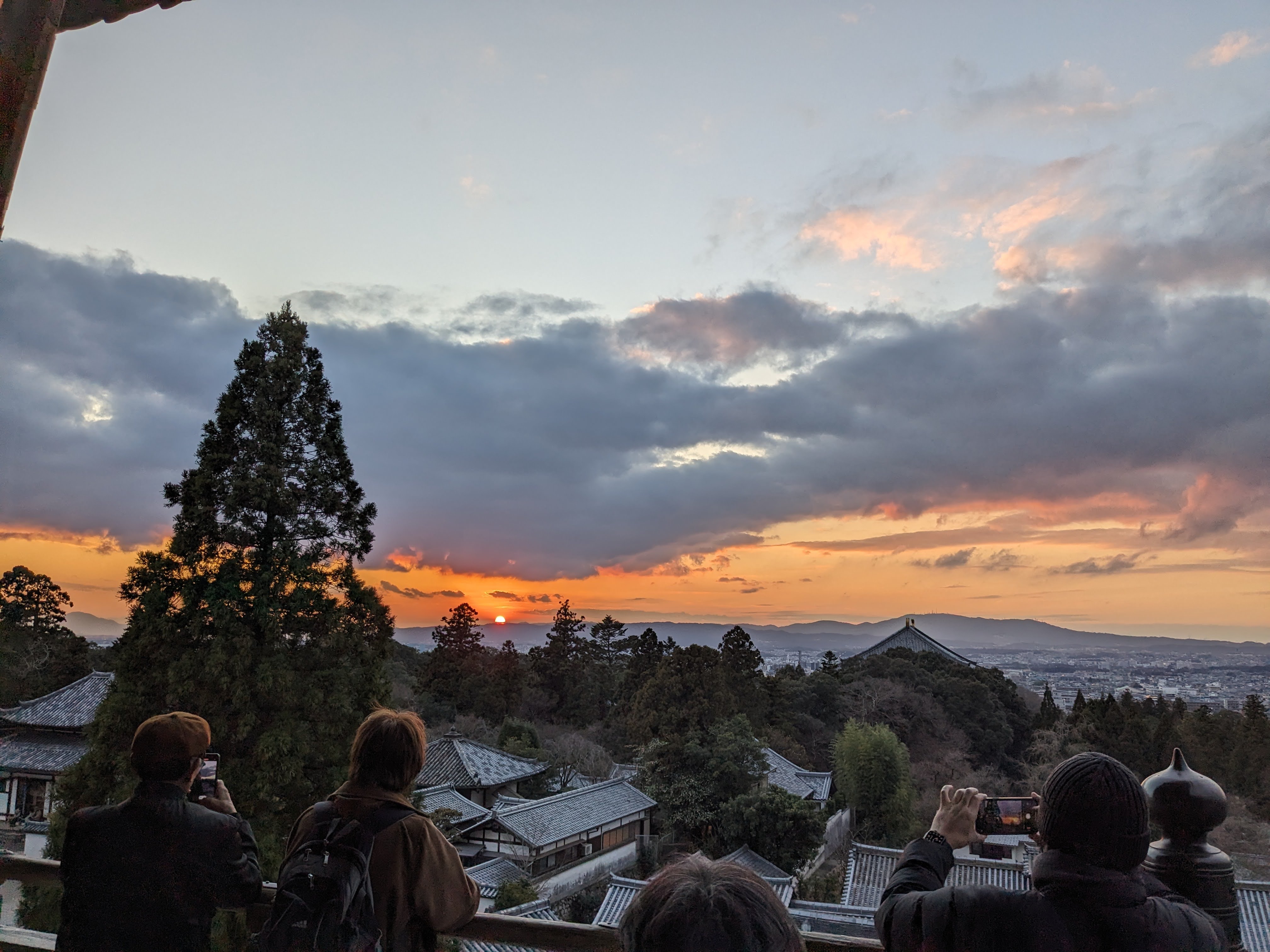Sunset view from Nigatsu-do